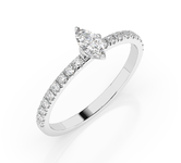 Dimanti Gredzeni 101-10181/4(0.10)MARQUISE